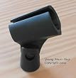Rubber Microphone Clip, Flexible Fit, Metal Threading, Long Lasting