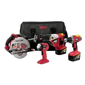 Skil 2887-16 18-Volt 4-Tool Cordless Combo Pack by SKIL
