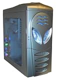 Colors-IT 8018 B3 Silver 480w Side Window Gaming Case