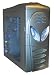 Electronics : Colors-IT 8018 B3 Silver 480w Side Window Gaming Case