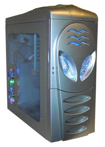  : Colors-IT 8018 B3 Silver 480w Side Window Gaming Case