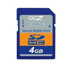 OCZ 4 GB SDHC Class 6 Flash Memory Card OCZSDHC6-4GB