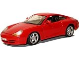 Review Maisto  / Red Diecast Model Porsche 911 Carrera 1997 (1:24 scale by Maisto)