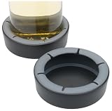 Vacu Vin 2-Piece Wine Bottle Coaster Set