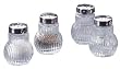 Fackelmann 4 Ministreuer Glas Rostfreikappe 5cm RUBIN