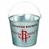 NBA Houston Rockets 5 Quart Galvanized Pail