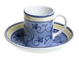 Caleca Arabesco 8-Piece Mug and Soup Bowl Set, Service for 4