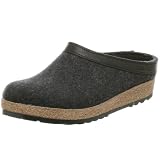 Haflinger GZL Grizzly Clog with Leather Trim