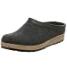 Haflinger GZL Grizzly Clog with Leather Trim