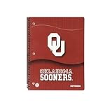 University of Oklahoma Sooners - Spiral Style Paper Notebook - Wave Design