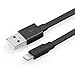 yellowknife [Apple MFI Certified] Lightning to USB Cable Sync Charger Data Cable Cord Data 3.3ft / 1m Lightning to USB Sync Charger Data Cable Cord Data for iPhone 6, iPhone 6 plus, iPhone 5 5S 5C,iPad (Air/4th generation),iPad mini,iPod (7th generation),iPod touch (5th generation)&iPod nano(7th generation) (black)
