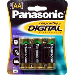 Panasonic LR-6GA/4B Alkaline Batteries (4-Pack)
