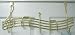 MUSICAL NOTE hanger OVER the DOOR HOOK bath robe towel