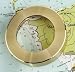 Weems &amp; Plath Marine Navigation Magnifier Chart Weight (Brass)