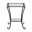 Diamond-Mirror Accent Table