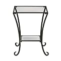 Diamond-Mirror Accent Table