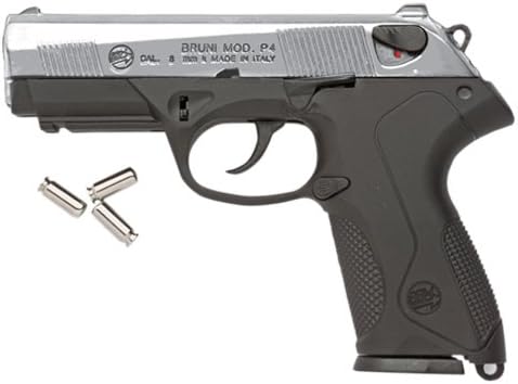 Replica P4 Automatic Blank Firing Gun Nickel Finish