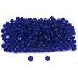 25 Grams Dark Blue Evelina Frosted Glass Beads 4.5mm