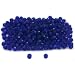 25 Grams Dark Blue Evelina Frosted Glass Beads 4.5mm