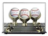 Three Ball Acrylic Baseball Display Case