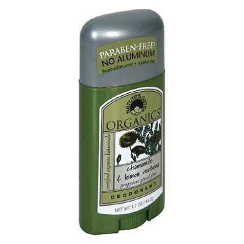 Nature's Gate Organics Deodorant, Chamomile & Lemon Verbena, 1.7-Ounce Sticks (Pack of 4)