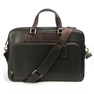 BGSD Oxford V2 Multi-Zip Leather Laptop Brief Bag