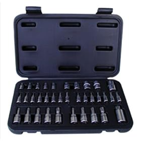 Advanced Tool Design Model ATD-125 35Pc TORX Bit Set 1 4, 3 8, 1 2 Drive by ATD Tools