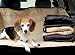 Quilted Car Seat Cover for Dogs: Silver