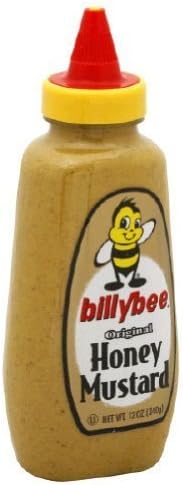 Billy Bee Original Honey Mustard Squeeze Bottle 12oz (Pack of 6)