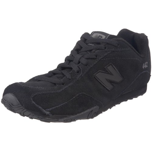 New Balance Women's CW442 Suede Sneaker,Black,8.5 B(M) US