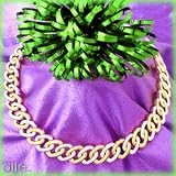 14K 2 Tone Satin & Polished Oval Necklace