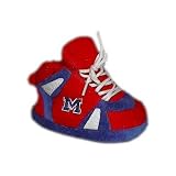 Mississippi Rebels Baby Slipper in Red / White / Blue