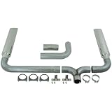 MBRP S9102AL SMOKERS Aluminized DPF Back Cat Back Exhaust System with B1616 Stacks