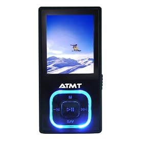 ATMT V-PLAY MP4 PLAYER - 2GB EXPANDABLE with RADIO and DRM10 - BLACK