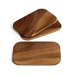 Top Hit 260010 Holzbrettchen 3-teilig 23x15cm dunkel