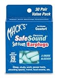 Mack's SafeSound Original Foam Earplugs - 30 pair-60, count, 30 pair