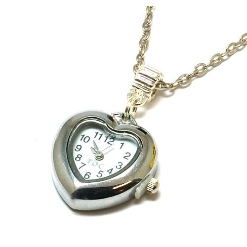 TOC BEADZ Heart Shaped Watch Pendant on 23