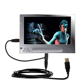 Classic Straight USB Cable for the Archos 704 WiFi with Power Hot Sync and Charge... by Gomadic for the Archos 704 WiFi