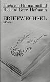 Briefwechsel Hofmannsthal / Beer- Hofmann