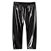 Girls' Xhilaration® Liquid Leather Legging - Black/White