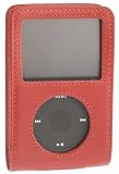 Classic, Rich Italian Leather case for the Apple iPod 5G, in London Bus Red Belting Leather