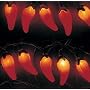 Red Hot Chili Pepper String Lights - Set of 10