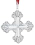 Reed & Barton Annual Sterling Silver Christmas Cross Ornament