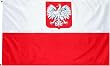 Poland "State/Ensign Eagle" Flag: 3x5 foot Poly