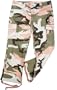 Subdued Pink Camouflage Girls Vintage Capri Pants