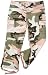 Girl's Vintage Capri Pants in Subdued Pink Camo