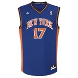 NBA Men's New York Knicks Jeremy Lin #17 Replica Jersey (Royal, Large)