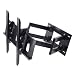 CHEETAH MOUNTS PLASMA LCD TV ARTICULATING DUAL ARM WALL MOUNT FOR 32-63" DISPLAYS UP TO 180LBS BLACK