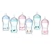 Nuby BPA FREE Natural Nurser SoftFlex 10 oz bottle - girl colors