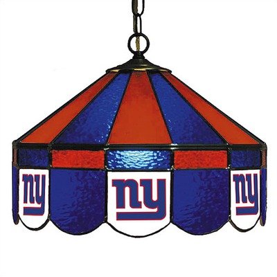 New York Giants Stained Glass Pub Light Style: Swag